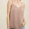 Women's Satin V-Neck Cami - WISHLIST - image 2 of 3