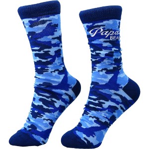 Pavilion Gift Company - Papa Bear - M-L Cotton Blend Sock - Socks - 1 of 4