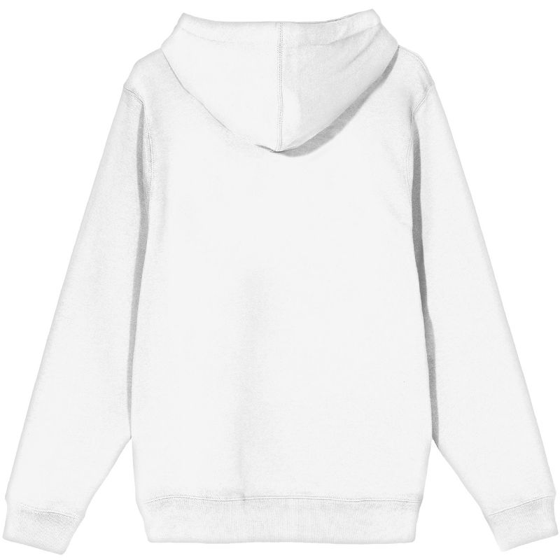 Mean Girls A Little Bit Dramatic Long Sleeve White Adult Hooded Sweatshirt, 3 of 4
