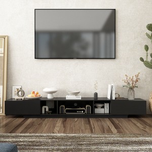 Hitow TV Console with Storage Drawers Mismatched Design TV Stands - 1 of 4