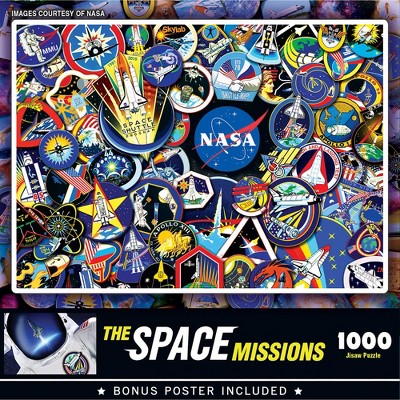 MasterPieces 1000 Piece Jigsaw Puzzle - The NASA Missions - 19.25"x26.75"