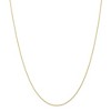 Black Bow Jewelry 0.95mm, 10k Yellow Gold, Cable Rope Chain Necklace - 3 of 4