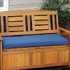 Sunnydaze Indoor/Outdoor Weather-Resistant Olefin Replacement Bench or Patio Swing Seat Cushion - 41" x 18" - 4 of 4