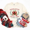 Simply Sage Market Women's Coquette Mistletoe Social Club Long Sleeve Garment Dyed Tee - 3 of 4