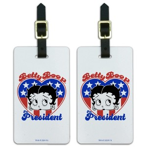 Betty Boop Betty In Heart Luggage ID Tags Set of 2 - 1 of 4