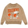 NFL Cleveland Browns Women's Long Sleeve Fashion Fleece Sweatshirt - 2 of 3