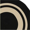 Colonial Mills Coronado Round - Black Sapphire 3 Ft round Round Rug Indoor/Outdoor 100% Polypropylene - 3 of 4