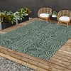 Marta Barragan Camarasa Abstract pattern linear stroke Outdoor Rug - Deny Designs - 3 of 4