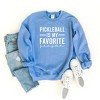 Simply Sage Market Women's Graphic Sweatshirt Pickleball Is My Favorite Season - image 3 of 3