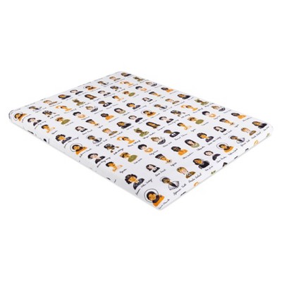 Women in History Organic Cotton Muslin Crib Sheet