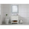 Elegant Lighting Helios 30in x 40in Hardwired LED mirror with touch sensor and color changing temperature 3000K/4200K/6400K - 2 of 4