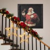 24" Sullivans Candy Cane Santa Christmas Wall Decor Multicolor Indoor Christmas Decor - 4 of 4