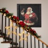 24" Sullivans Candy Cane Santa Christmas Wall Decor Multicolor Indoor Christmas Decor - image 4 of 4