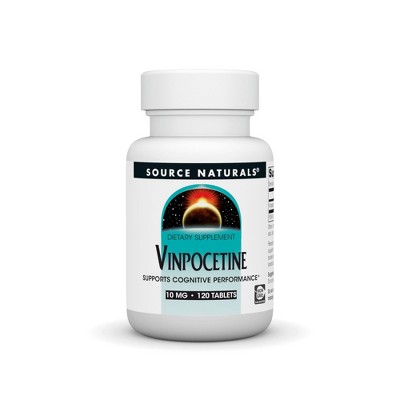 Vinpocetine 10 mg by Source Naturals, Inc.  -  120 Tablet