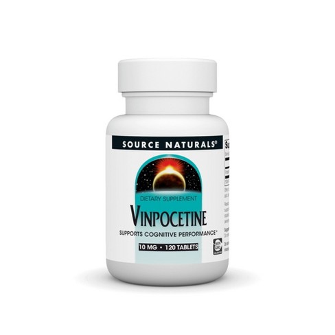 Vinpocetine 10 mg by Source Naturals, Inc.  -  120 Tablet - image 1 of 3