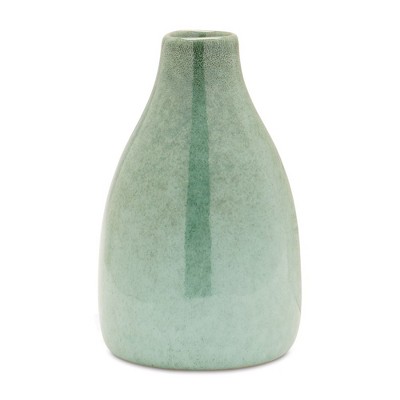Melrose Blue and Green Ceramic Bud Vases Set of 4