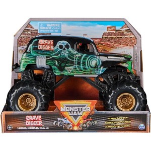 Monster Jam, Official Grave Digger Monster Truck, Collector Die-Cast Vehicle, 1:24 Scale, Kids Toys for Boys and Girls Ages 3 and up - 1 of 2