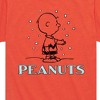 Boys' - Peanuts - Charlie Snow Short Sleeve Graphic T-Shirt - 2 of 4