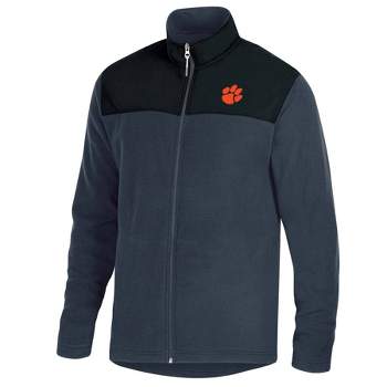 NCAA Clemson Tigers Gray Fleece Full Zip Jacket