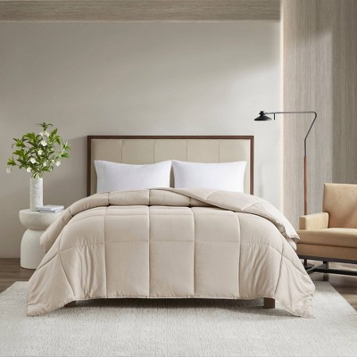Madison Park 300 Thread Count Cotton Percale Luxury Down Alternative Comforter