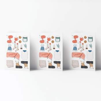 Everyday Greeting Card Pack (3ct) "Winter Essentials" by Ramus & Co