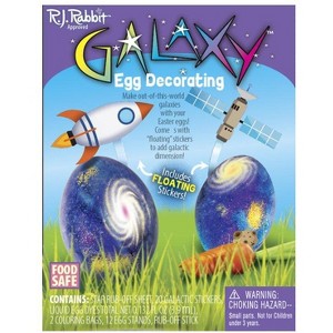 Easter Unlimited Galaxy Egg Decorating Dye Kit – Space-Themed Easter Egg Coloring Set with Cosmic Swirls, Stickers & Special Effects - 1 of 1