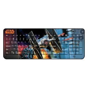 Keyscaper Star Wars Mech Vehicles Portrait Wireless USB Keyboard - 1 of 4