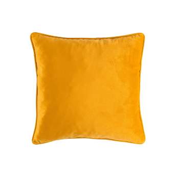 20"x20" Oversize Solid Velvet Square Throw Pillow - Lush Décor