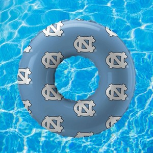 NCAA North Carolina Tar Heels 48" Inflatable Pool Float: PVC Water Float, 330 lbs Capacity - 1 of 3