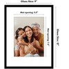 Americanflat Picture Frame with Mat - Modern Design, Shatter-Resistant Glass, Dual Sawtooth Hangers, Ideal for Home and Office Decor - 2 of 4
