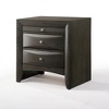 NicBex Nightstand with Drawers,Side Table with Wood Tapered Legs and Finish,Modern Bedside Table for Bedroom,Living Room - 2 of 4