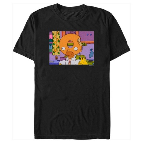 The Simpsons Men's Graphic Tee Shirt Homer Donut, Sizes S-3XL, Mens T-Shirts  