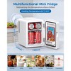 Kismile Mini Fridge, 4L Capacity for 6 Cans(350ml), Fruits, Refrigerating Makeup and Skincare, Available for Car Power Supply Work - 3 of 4