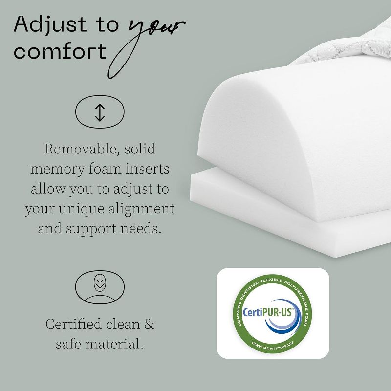 Coop Home Goods Four Position Support Pillow - Adjustable, 2 of 13
