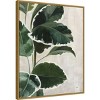 22" x 28" Tropical Study I by Julia Purinton Framed Canvas Wall Art Gold - Amanti Art: Botanical Lithograph, Modern Decor - 2 of 4