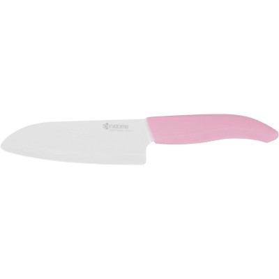 Kyocera Revolution Breast Cancer Awareness Ceramic 5.5 Inch Santoku Knife with Pink Handle