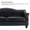 Bruno 78.75" Wide Genuine Leather Sofa with Solid Tapered Wood Legs|ARTFUL LIVING DESIGN - image 4 of 4