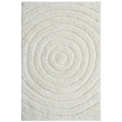 Knightsbridge Echo 220 GSF Non Skid Back Bath Rug 21 x 34 - Ivory