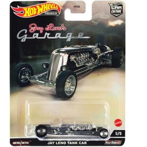 Jay Leno Tank Car Brushed Metal "Jay Leno’s Garage" Diecast Model Car by Hot Wheels - 1 of 3