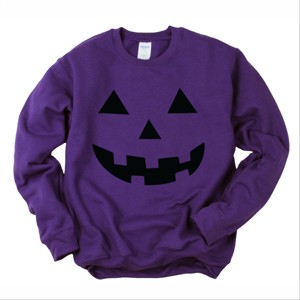 Simply Sage Market Pumpkin Face Sweatshirt - 1 of 4