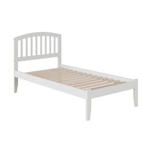 Platform Bed - Sleek Bowed Design & Sturdy Slats for Bedroom - 1 of 4