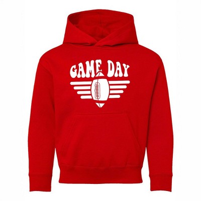 The Juniper Shop Football Game Day Stripes Youth Graphic Hoodie