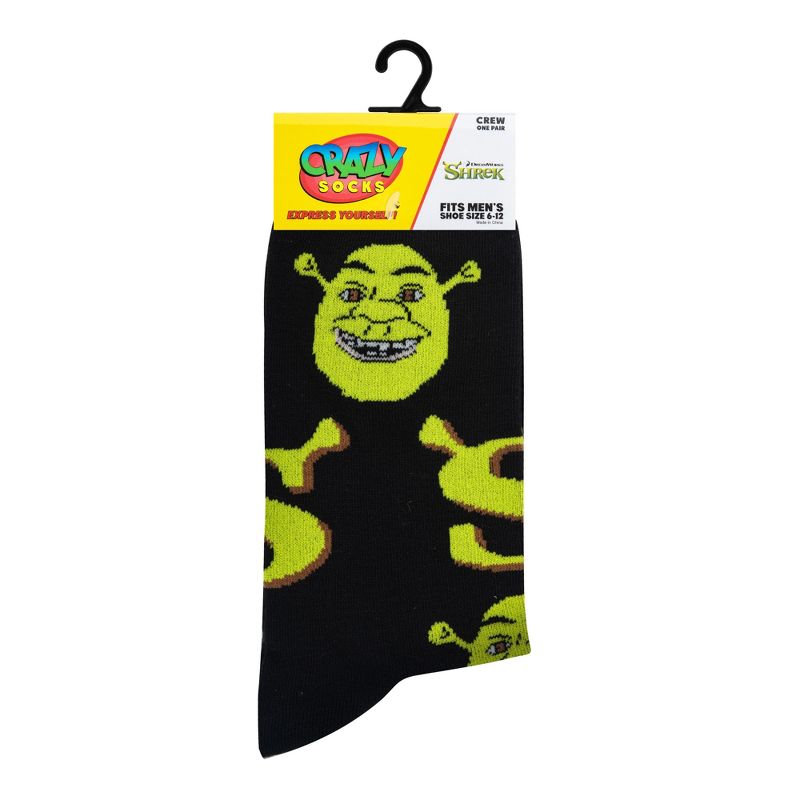 Crazy Socks, Shrek Heads, Funny Novelty Socks, Large, 5 of 6