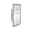 Rectangle Bathroom Cabinets For Wall, Bathroom Cabinets With Mirror, Wall Cabinets With Led-Lit Makeup Mirror With 3 Light Colors-Cuddlewood - 4 of 4