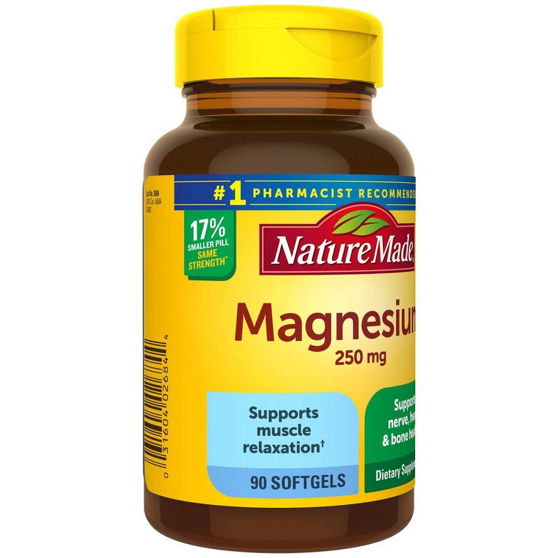 Nature Made Magnesium 250 mg Softgels - 90ct, 5 of 9