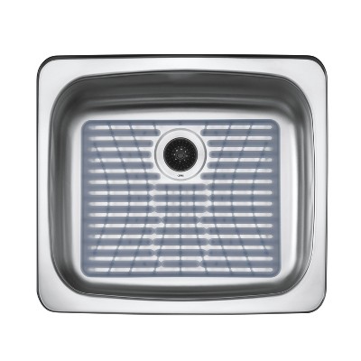 OXO 16.3&#34; x 12.8&#34; Silicone Sink Mat Gray_4