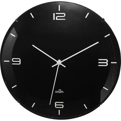 CEP Clock Silent Quartz 11-1/2"Wx2-1/5"Lx11-1/2"H Black 2110770011