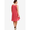 ellos Plus Size Lace Inset Trapeze Dress - 4 of 4