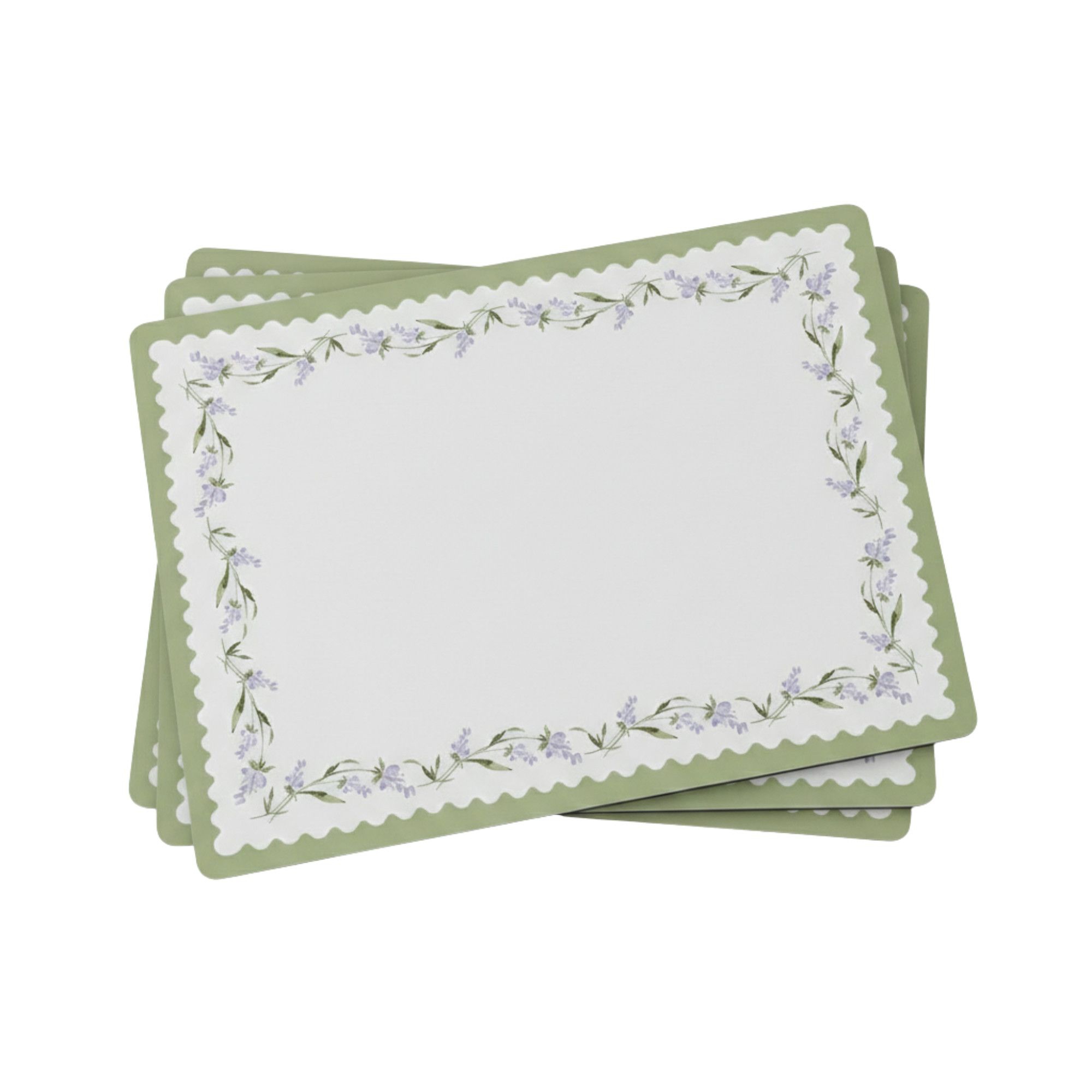 Pimpernel Lavandula Placemats Set of 4 – Lavender Floral, Heat-Resistant (12" x 16")