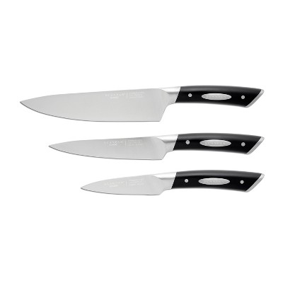 Berlinger Haus 6 Piece Kitchen Knife Set With Non-slip Handles, Laser Cut  Blade Sharpness, Chef Quality Stainless Steel, Multicolor : Target